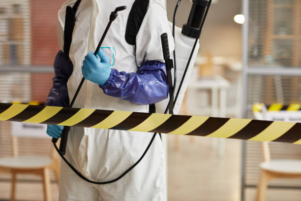Professional Biohazard technician working in Springdale, NC